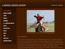 Tablet Screenshot of horsearcher.com